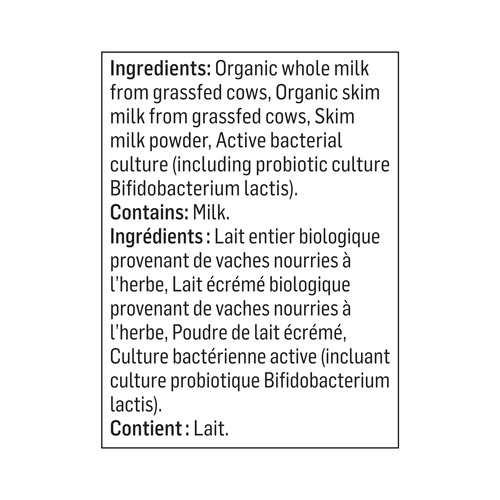 Olympic Organic 3.5% Yogurt Plain 650 g