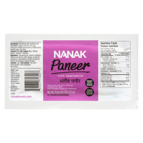 Nanak Paneer Cheese 341 g