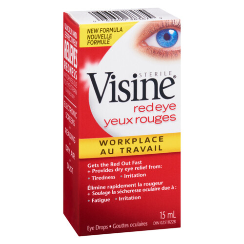 Visine Eye Drops Workplace 15 ml