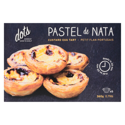 Dots Pastel de Nata Portuguese Custard Egg Tart 350 g