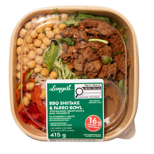 Longo's Power Bowl BBQ Shitake Farro 415 g