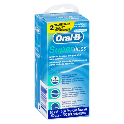 Oral-B Super Floss 2 Pack