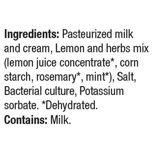 Boursin Soft White Cheese Lemon & Rosemary 150 g