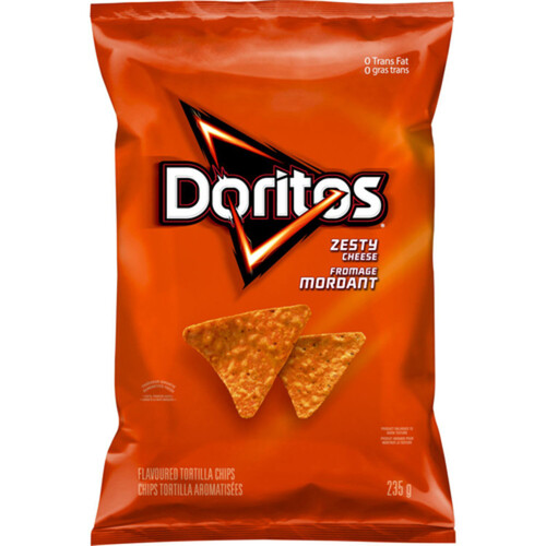 Doritos Tortilla Chips Zesty Cheese 235 g