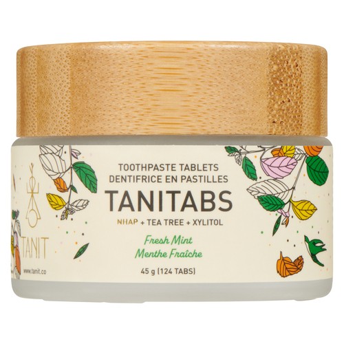 Tanit Tanitabs Toothpaste Tablets Fresh Mint 45 g