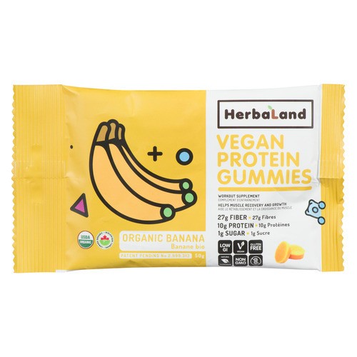 Herbaland Organic Gummies Protein Banana  50 g