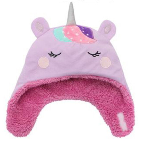 FlapJack Reversible Sherpa Hat Unicorn Narwhal Medium 1 Count