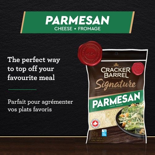 Cracker Barrel Signature Parmesan Shredded Cheese 250 g