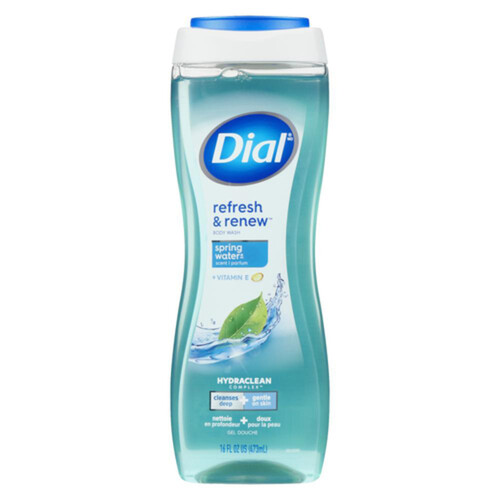 Dial Refresh & Renew Body Wash Spring Water Scent 473 ml