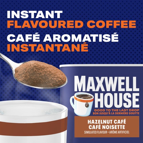 Maxwell House International Instant Coffee Beverage Mix Hazelnut Café 256 g
