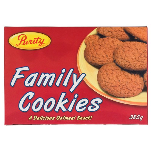 Purity Family Cookies Oatmeal 385 g