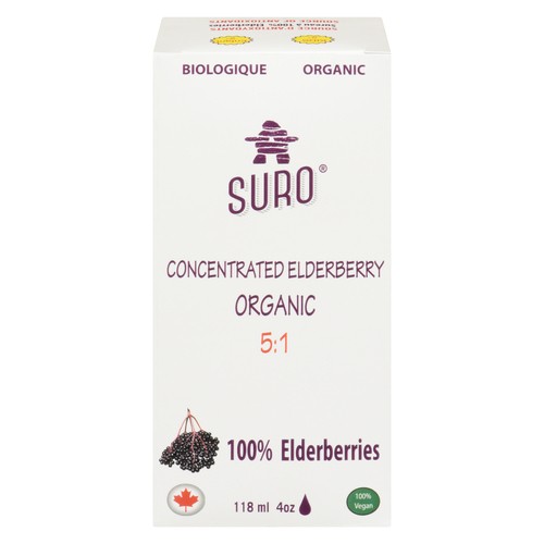 Suro Organic Elderberry Syrup 118 ml
