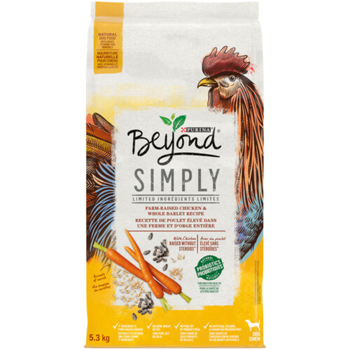 Beyond Dry Dog Food Simply Farm-Raised Chicken & Whole Barley 5.3 kg