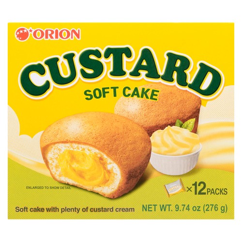 Orion Custard Soft Cakes 276 g
