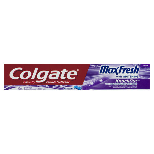 Colgate Max Fresh Anticavity Fluoride Toothpaste Knockout 52 ml