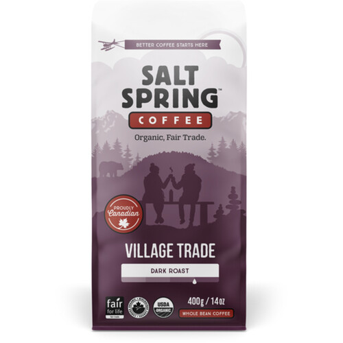 Salt Spring Organic Coffee Village Trade Dark Roast 400 g