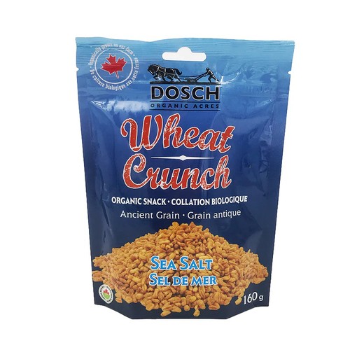 Dosch Organic Acres Wheat Crunch Sea Salt 160 g