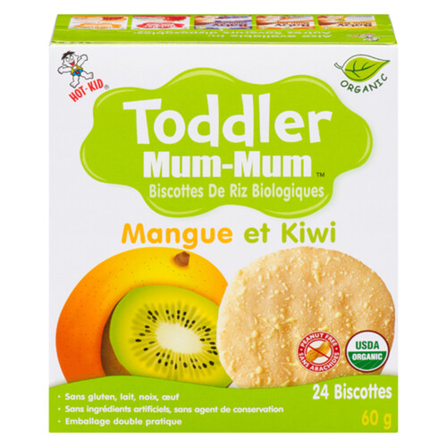 Hot Kid Organic Toddler Mum-Mum Mango & Kiwi 60 g