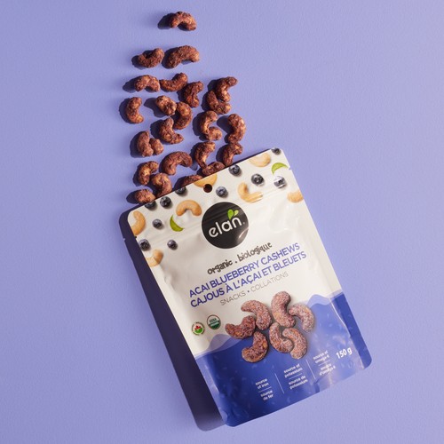Elan Organic Cashews Acai Blueberry 150 g