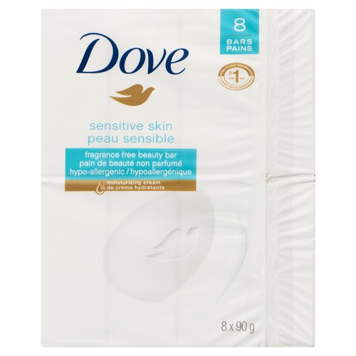 Dove Sensitive Bar Soap 8 x 720 g