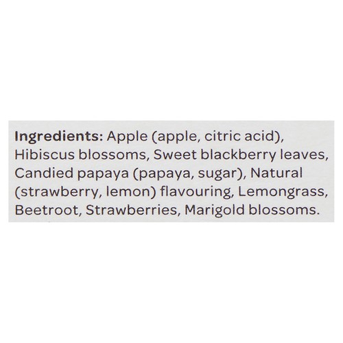 DAVIDsTEA Fruit Infusion Strawberry Lemonade 12 Tea Bags