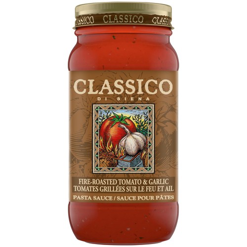 Classico Pasta Sauce Fire-Roasted Tomato And Garlic 650 ml