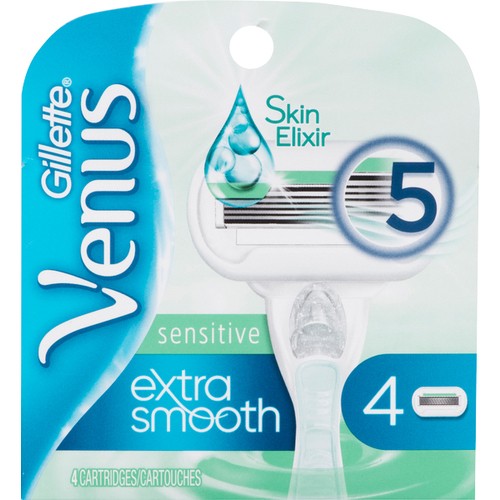 Gillette Venus Extra Smooth Sensitive Razor Blade Refill 4 Cartridges