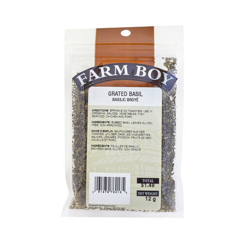 Farm Boy Grated Basil 12 g