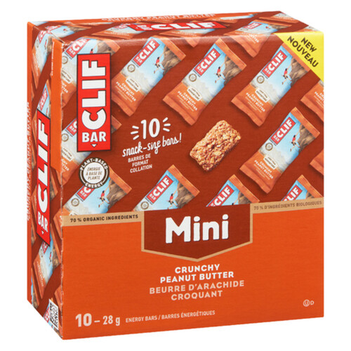 Clif Energy Bar Crunchy Peanut Butter Minis 10 x 28 g