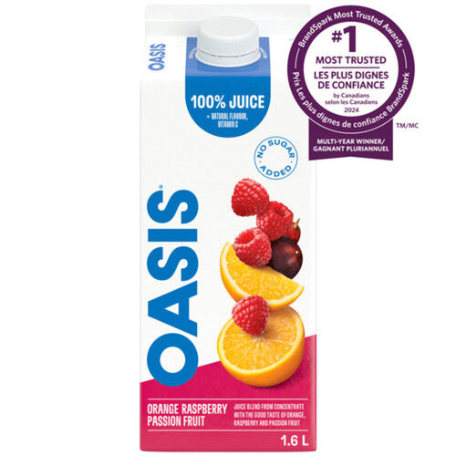 Oasis Juice Orange Raspberry Passion Fruit 1.6 L