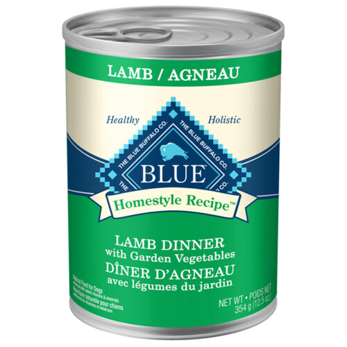 Blue Buffalo Dog Food Lamb Dinner Homestyle With Garden Vegetables 354 g