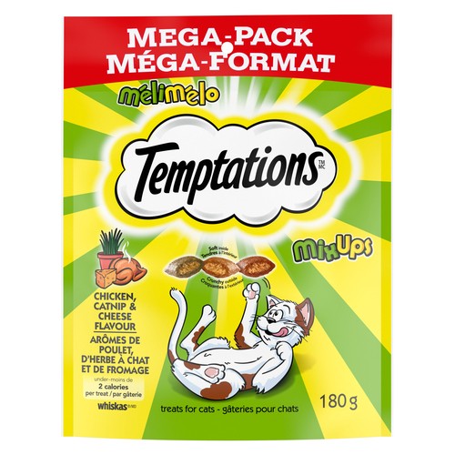 Temptations Mix Ups Cat Treats Chicken Catnip & Cheddar 180 g