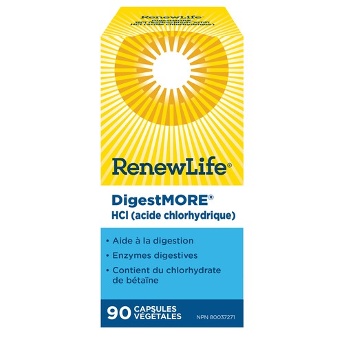 Renew Life Digest More Digestive Aid 90 Capsules