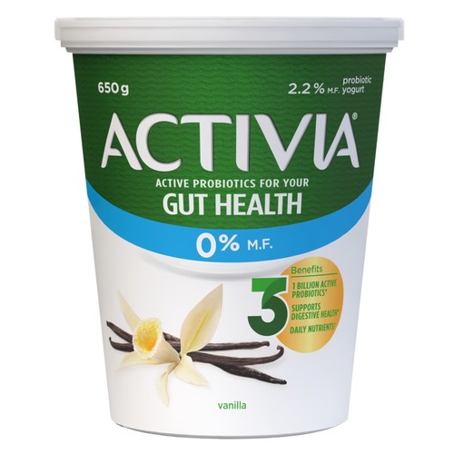 Activia Fat-Free 0% Probiotics Yogurt Vanilla 650 g