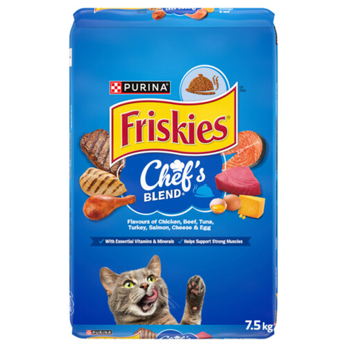 Friskies Chef's Blend Dry Cat Food Assorted Flavours 7.5 kg