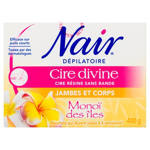 Nair Hair Remover Wax Cire Divine Legs & Body 400 g