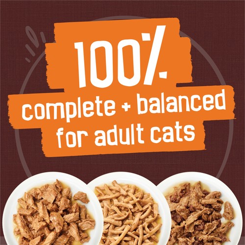 Friskies Gravy Pleasers Wet Cat Food Chicken Flavours Variety Pack 24 x 156 g