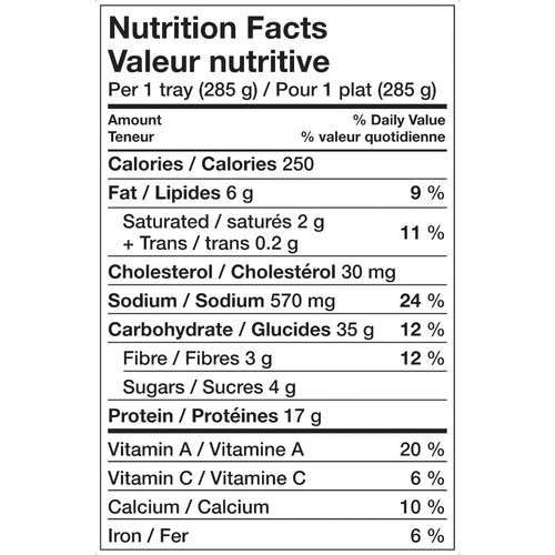 Lean Cuisine Frozen Dinner Grilled Chicken & Vegetables 285 g