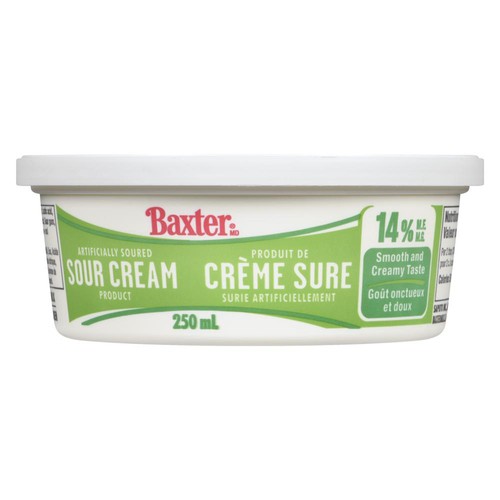 Baxter 14% Sour Cream 250 ml