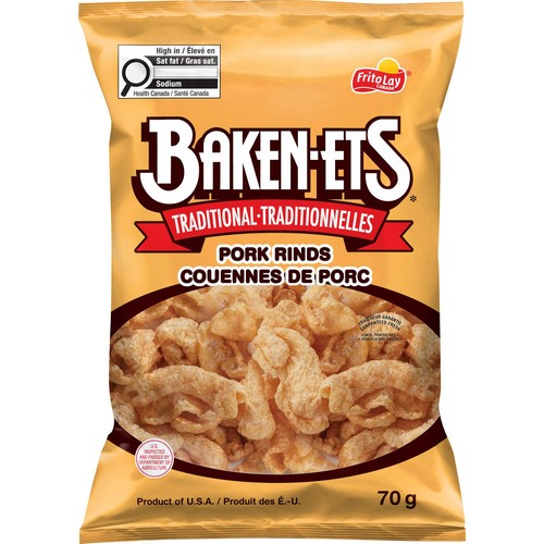 Baken-Ets Traditional Smoked Pork Rinds 70 g