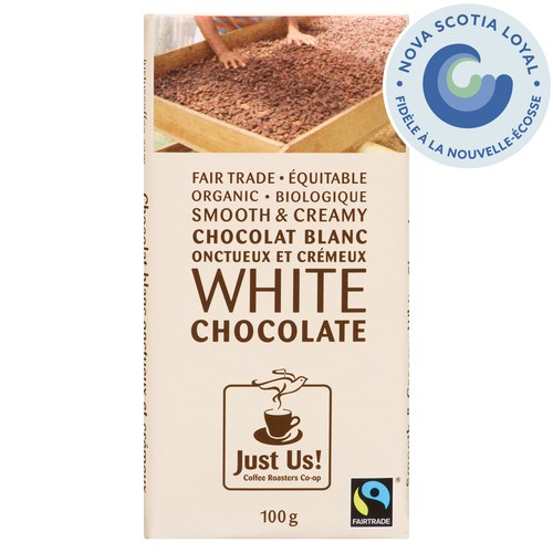 Just Us! Organic White Chocolate Bar 100 g