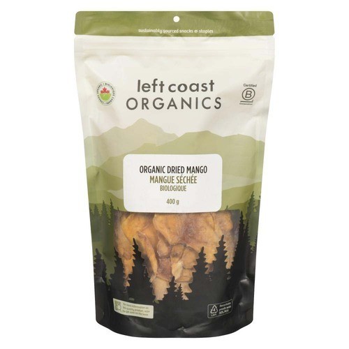 Left Coast Organics Organic Dried Mango 400 g