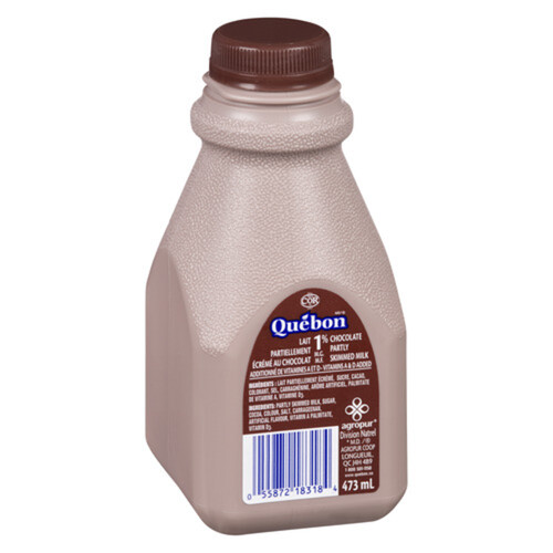 Quebon 1% Chocolate Milk 473 ml