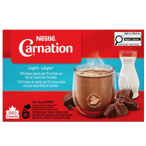 Nestlé Carnation Hot Chocolate Mix Light 130 g