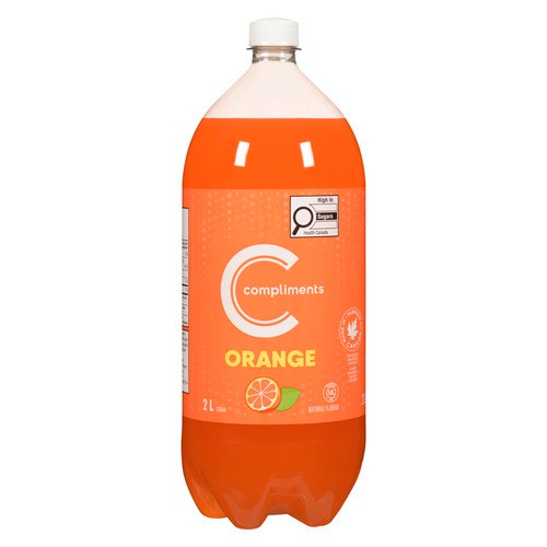 Compliments Soft Drink Orange 2 L (bottle)