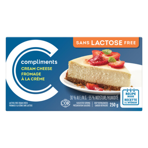 Compliments Lactose-Free Cream Cheese 250 g