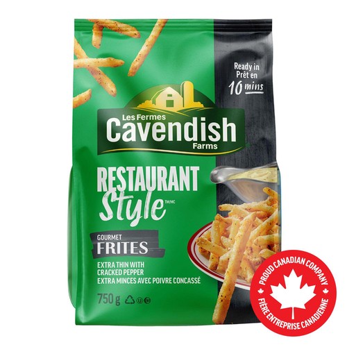 Cavendish Farms Frozen Gourmet Frites Restaurant Style 750 g