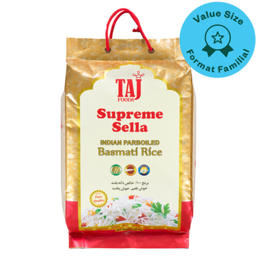 TAJ Foods Basmati Rice Supreme Sella 4.54 kg