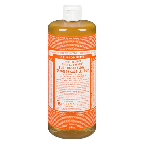Dr. Bronner's Liquid Soap Tea Tree Pure Castil 946 ml