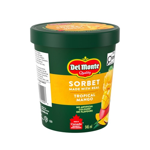 Del Monte Sorbet Tropical Mango 946 ml